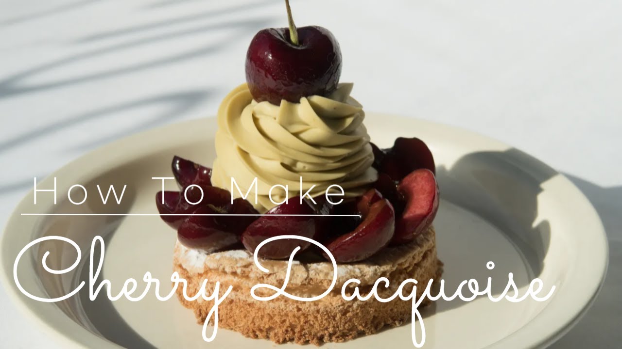 (무료강의 제공) 온라인 베이킹 클래스 진짜 쉬운 체리 다쿠아즈 How to make Cherry Dacquoise