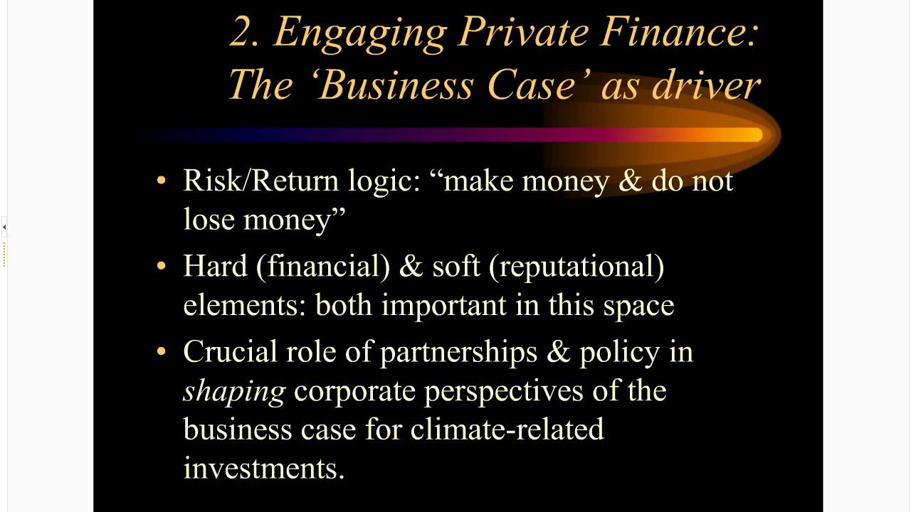 Climate Finance Webinar 6-9-16