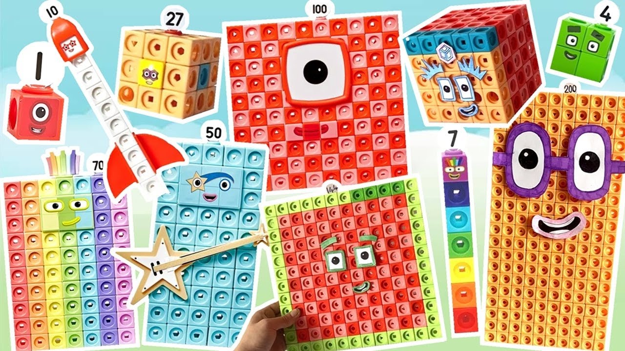 Numberblocks Mathlink Cubes 1-200 Compilation | Numberblocks 0-200 | Count to 200 | Kids Maths Video