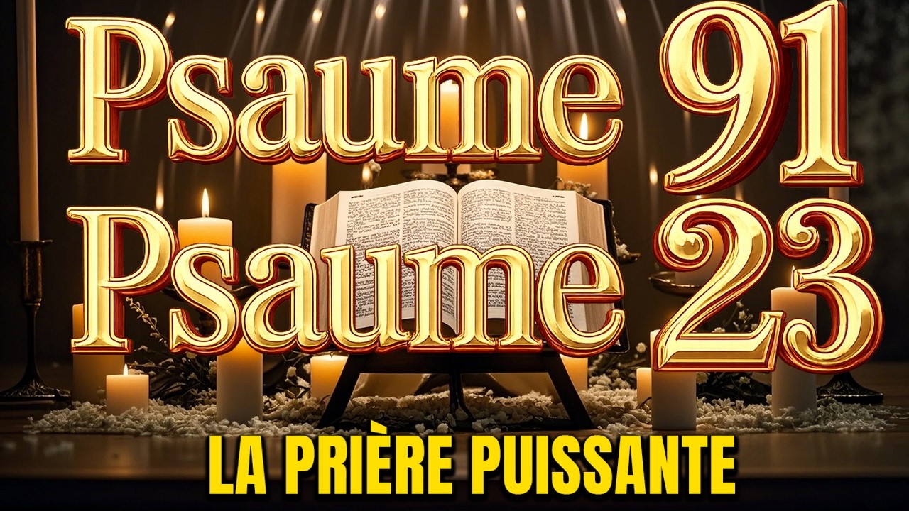 PRIÈRE DU JOUR 15 MARS – PSAUME 91 et PSAUME 23–Les deux PRIÈRES LES PLUS PUISSANTES de la BIBLE