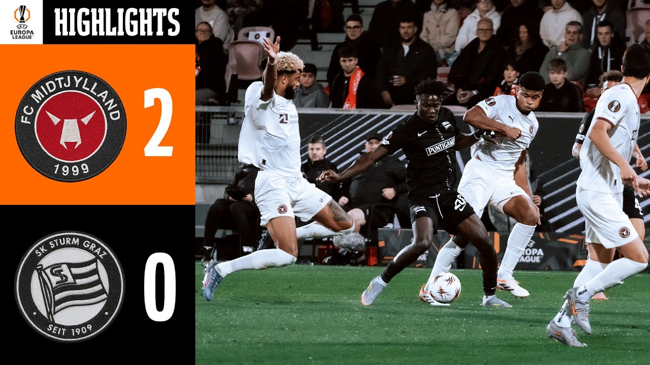 HIGHLIGHTS | FC Midtjylland vs. SK Sturm Graz | 1. Spieltag
