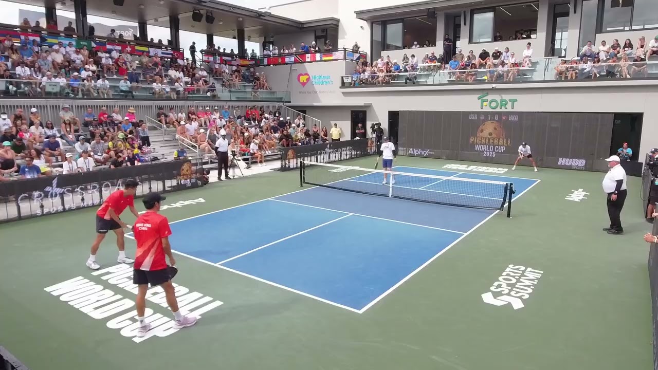 2025 Pickleball World Cup Finals USA vs Hong Kong G2   MD