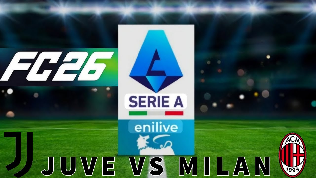 Juve VS Milan! SERIE A 2025-26 #10 FC26 ITA!