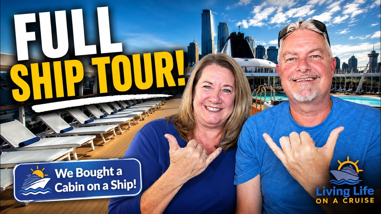 Full Ship Tour of the Villa Vie Odyssey | Explore Our Floating Home at Sea 🌊