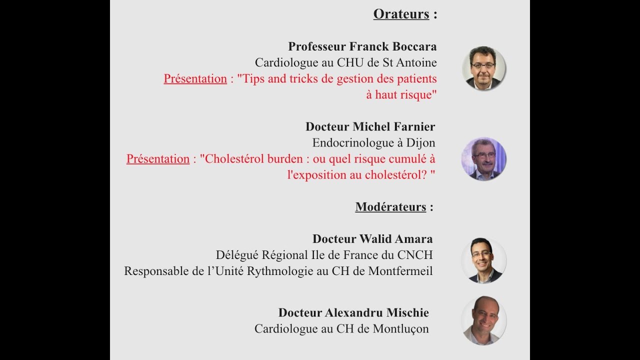 Webinar du CNCH 2020 