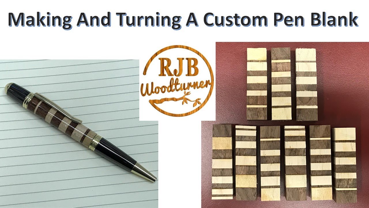 Making And Turning A Custom Blank (Older Video, Pre New Camera)
