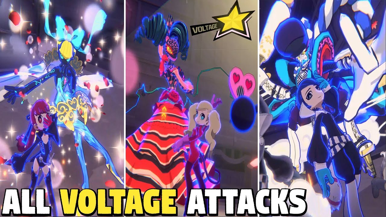 Persona 5 Tactica - ALL Voltage Attacks