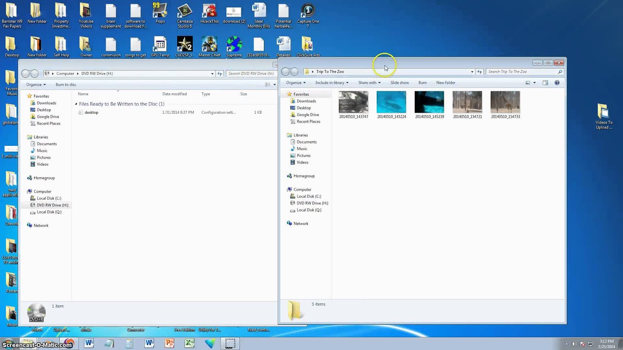 How To Put Pictures To A CD DVD