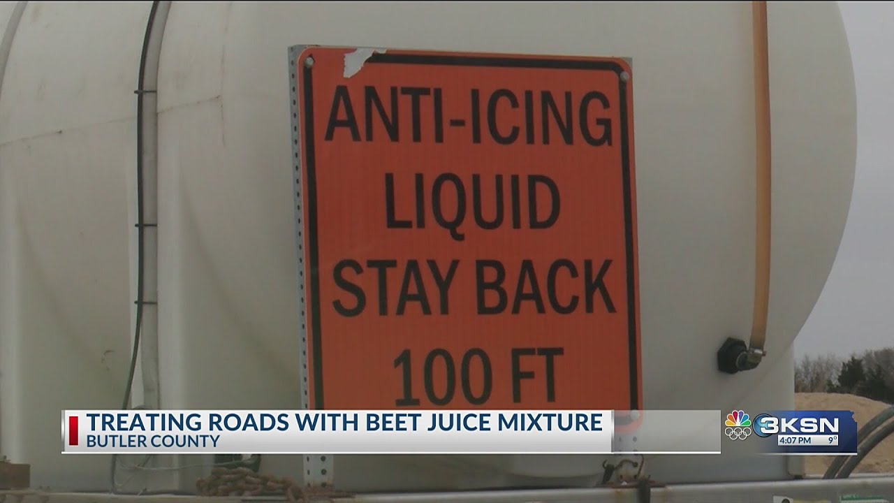 'Beet'ing extreme cold, ice and snow on Kansas highways with juice
