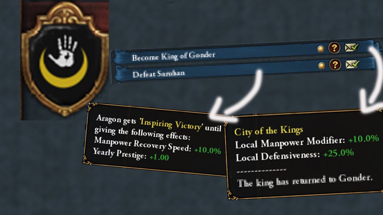 The 2 UNIQUE DECISIONS for Aragon (LotR Eastereggs) [EU4][1.35]