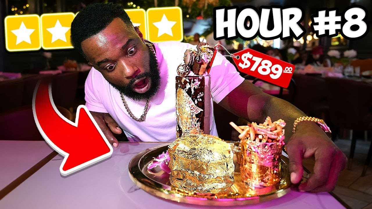 Eating The Most Expensive Food For 24 Hours!
