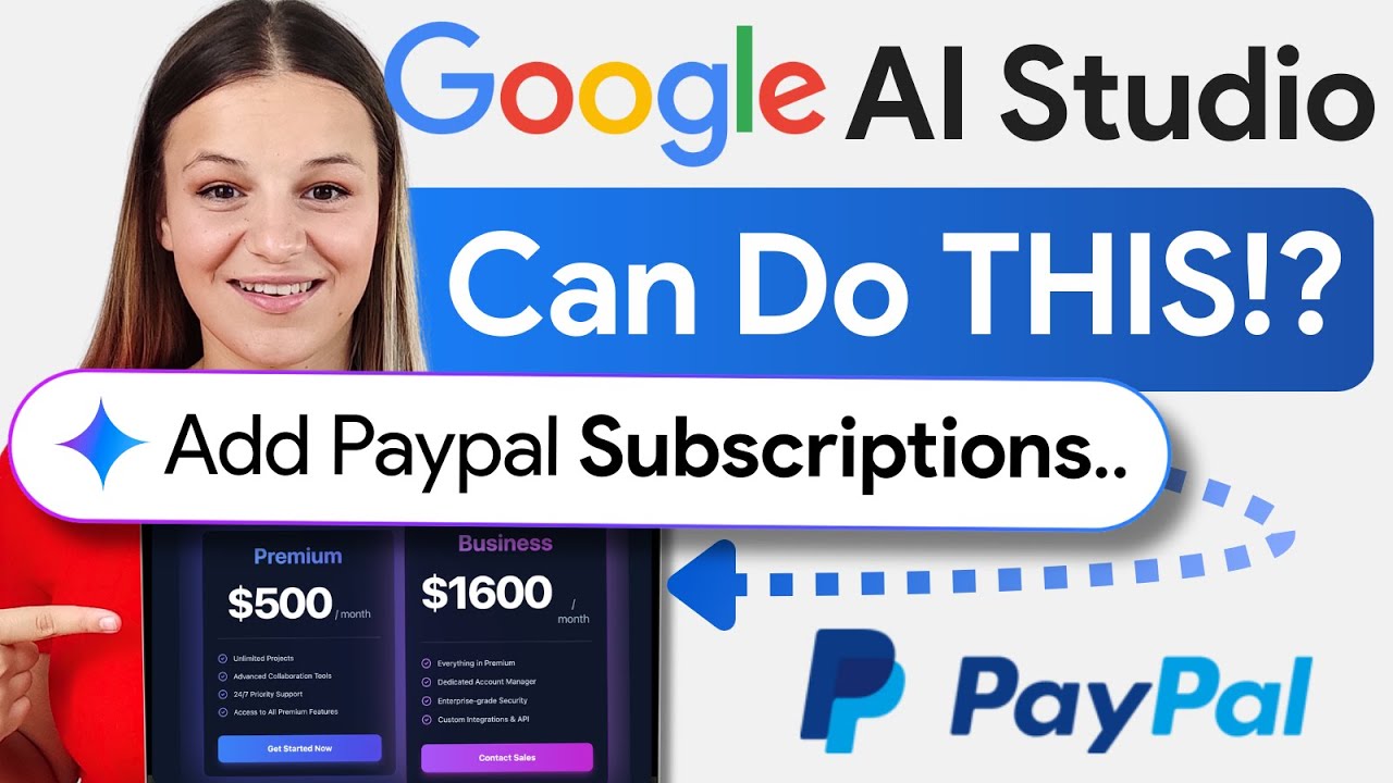 Google AI Studio может создавать подписки?! 🤯 (Настройка PayPal x Firebase)