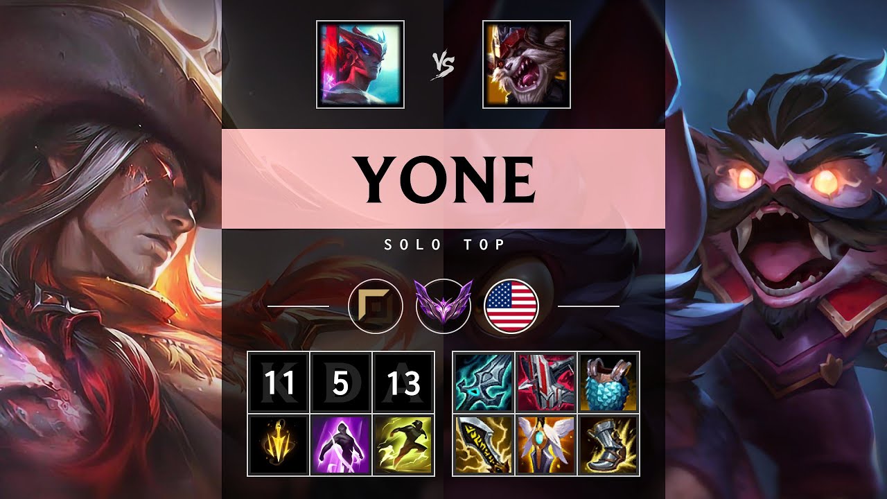Yone Top vs Kled: Unstoppable - NA Master Patch 25.S1.1