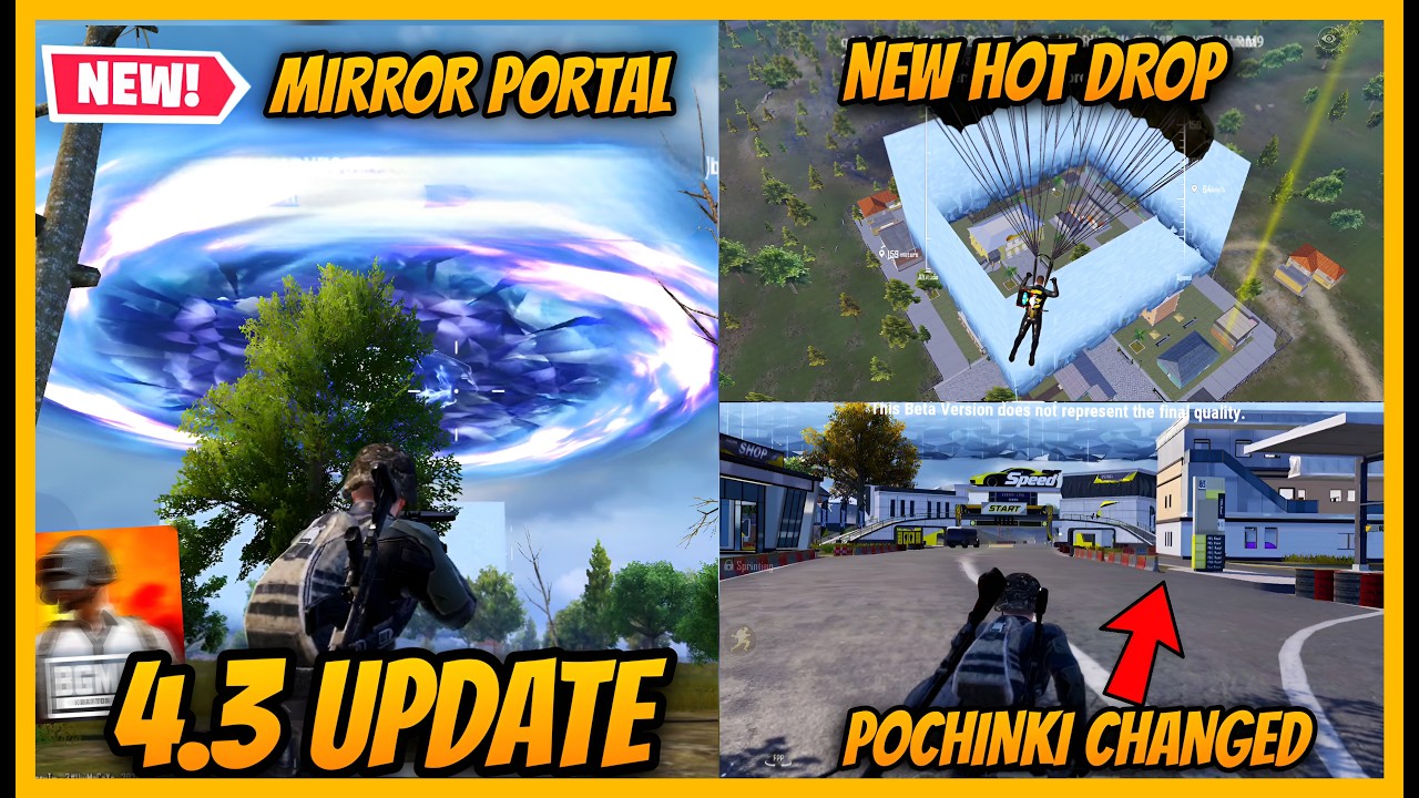 🔥BGMI 4.3 UPDATE NEW MODE TOP 20 NEW FEATURES AND BIG CHANGES
