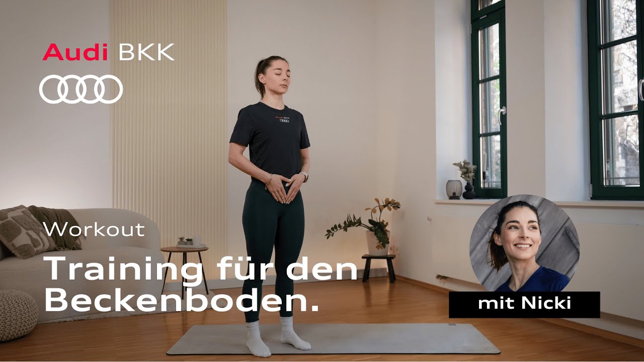 10-Minuten-Workout für deinen Beckenboden. | Audi BKK