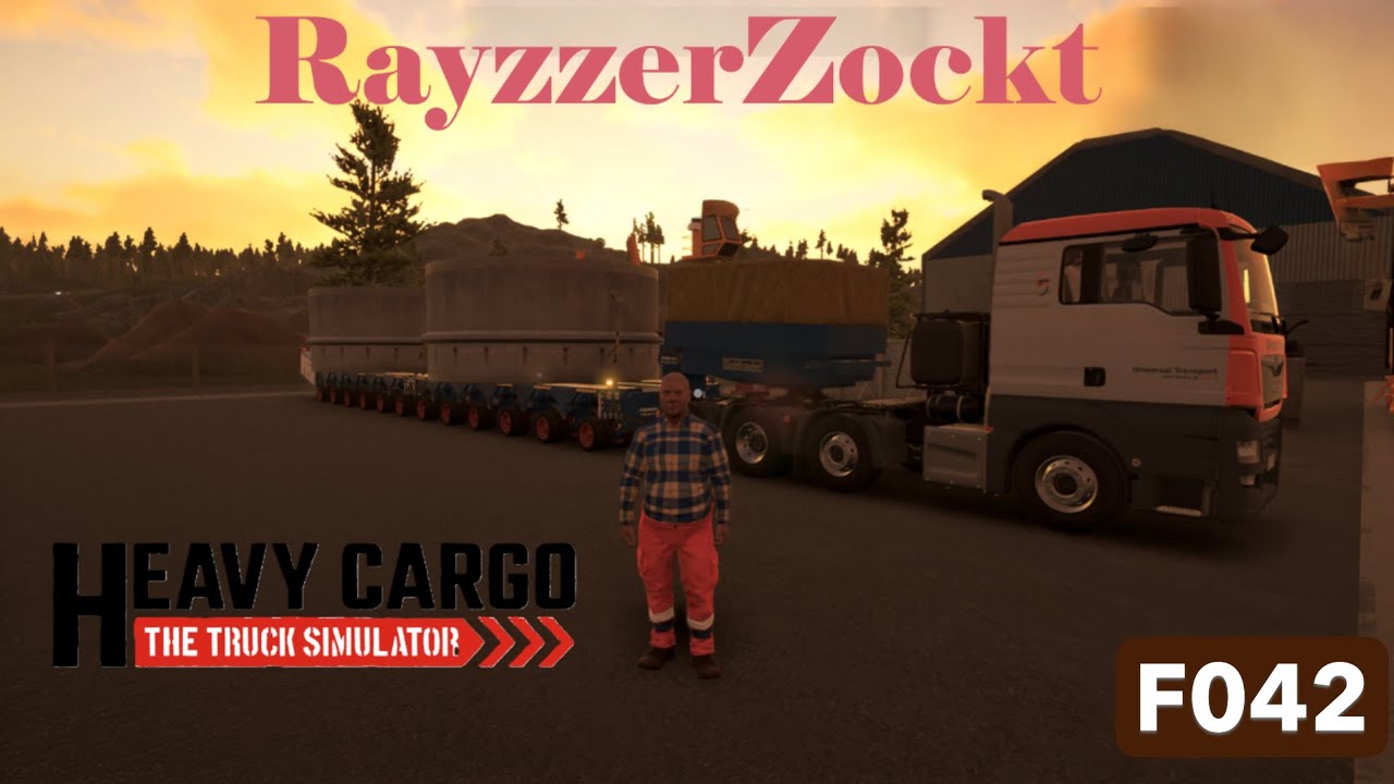 HeavyCargo #042 | Schwertransport mit Tücken #heavy #cargo #truck #simulator #letsplay