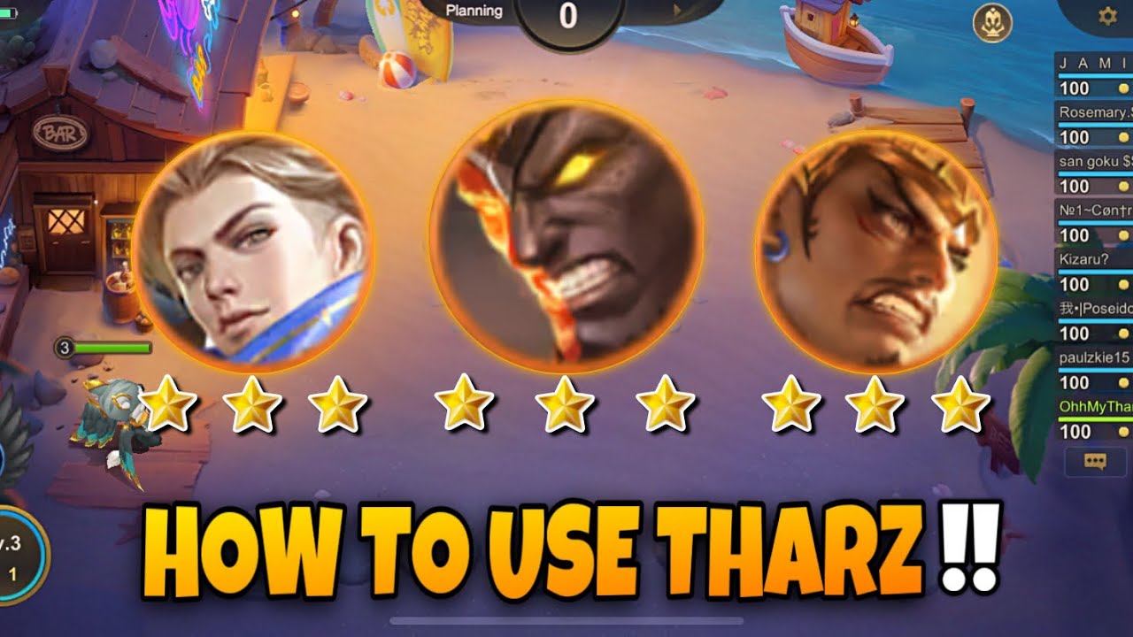 HOW TO USE THARZ PERFECTLY || MOST ANNOYING STRATEGY COMBO OF THARZ SKILL 3‼️ MAGIC CHESS