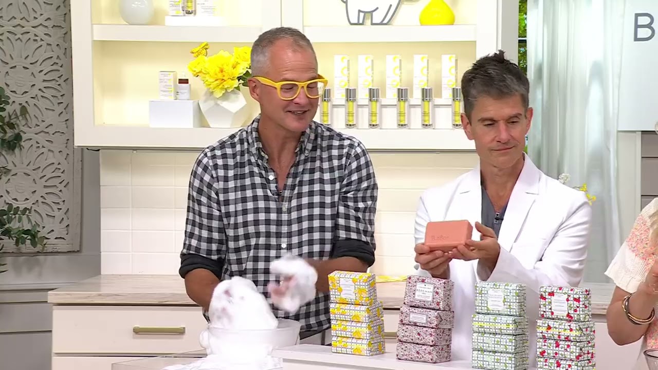 Набор из 4 кусков мыла Beekman 1802 из козьего молока с автоматической доставкой на QVC