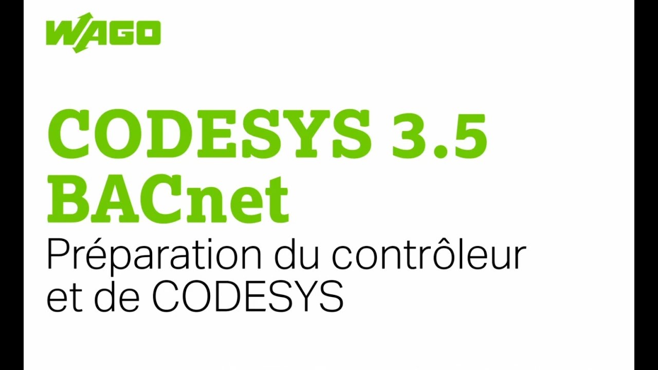 1 - Préparation du contrôleur et de CODESYS