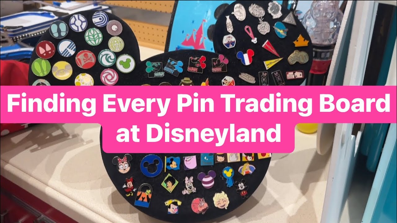 Finding Every Pin Trading Board at Disneyland
