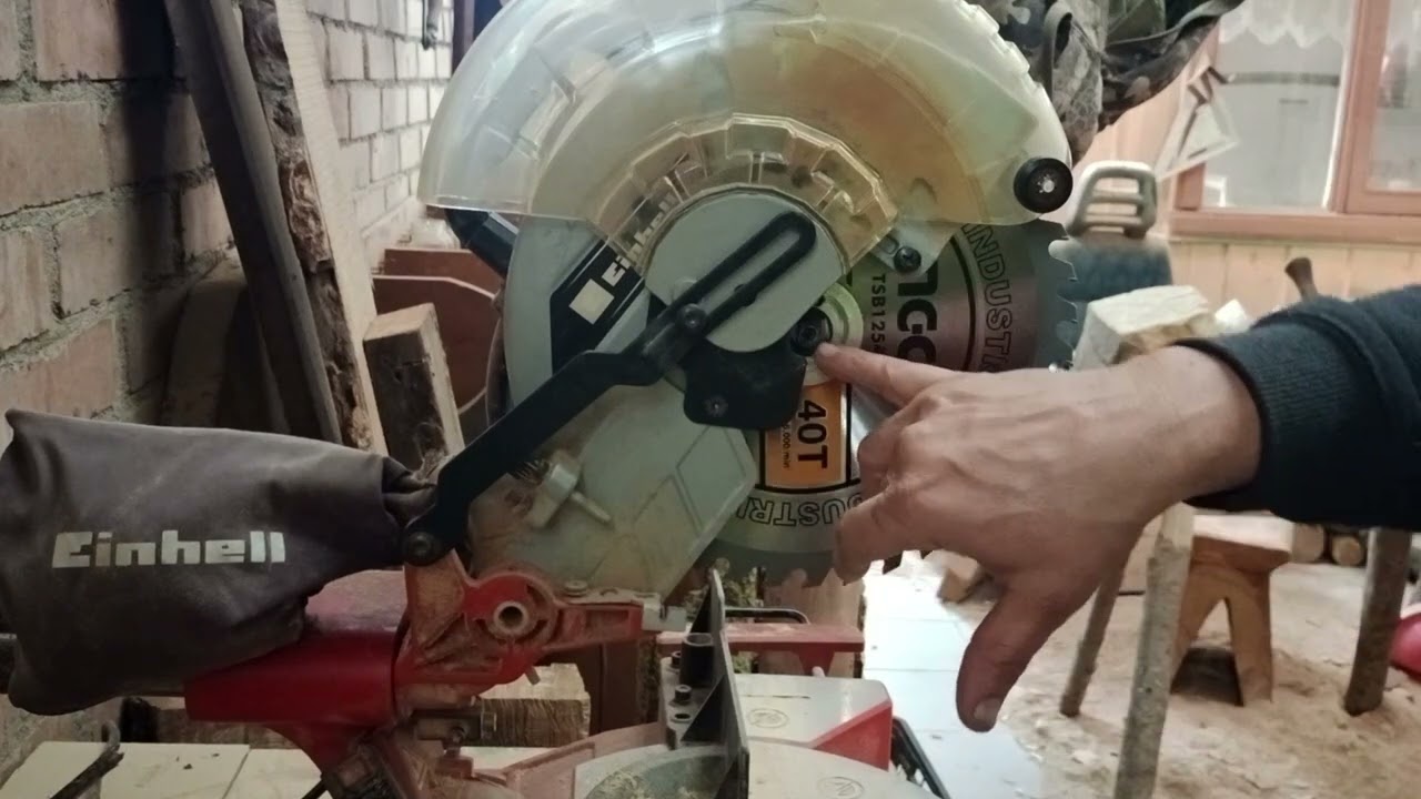 Ingletadora Einhell, Cambio de disco y revisión luego de 4 años de uso
