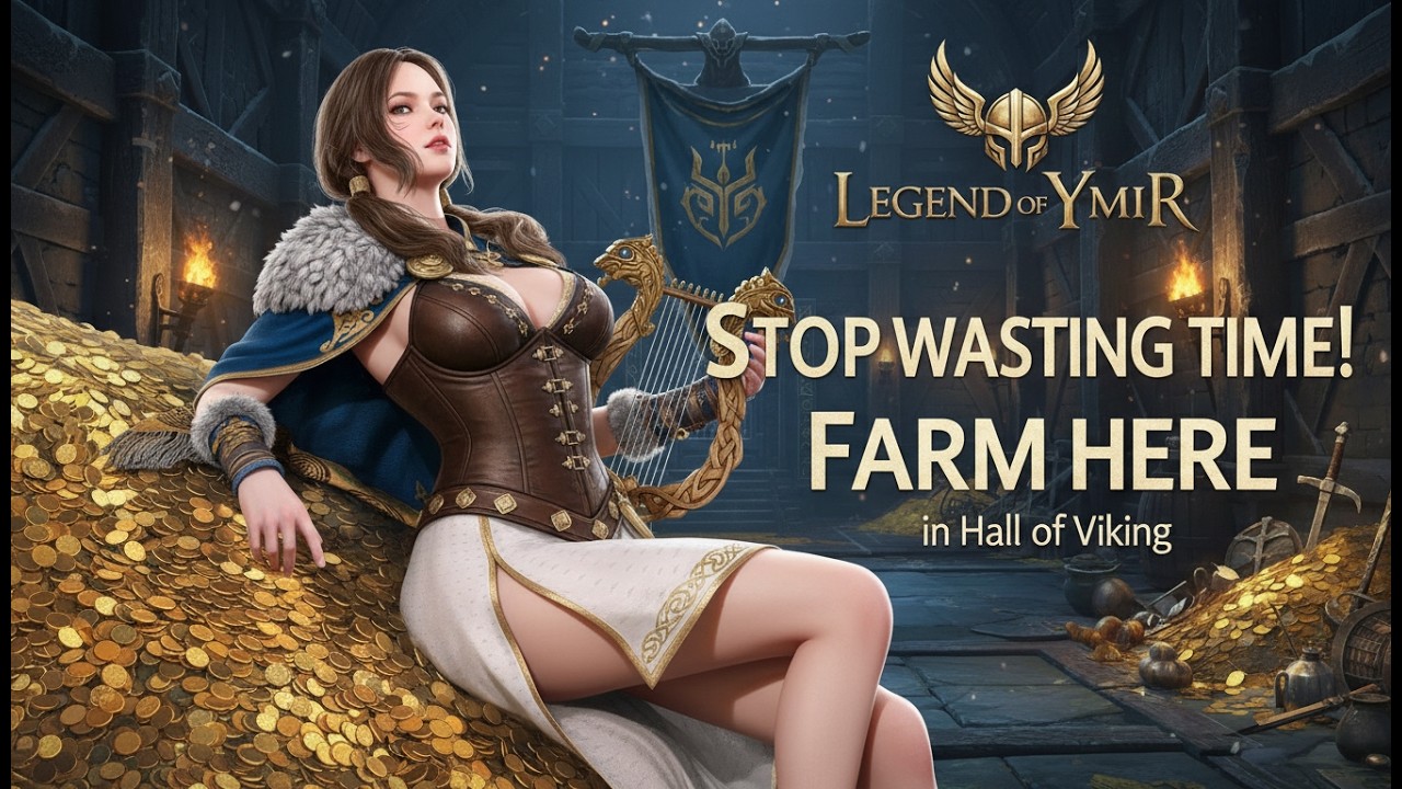 Stop Wasting Time! Farm HERE in Hall of Viking (Legend of YMIR)