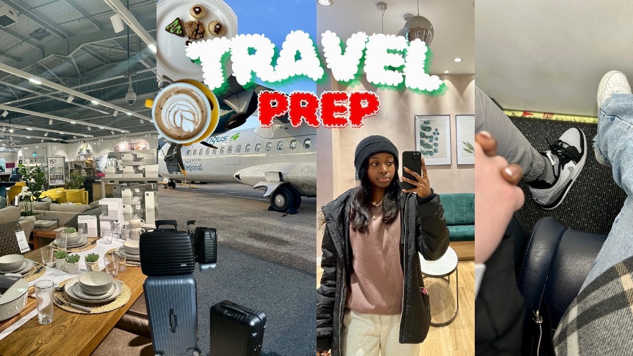 Travel prep: wrapping presents, lots of shopping, packing, early presents, dissertation,quick weave