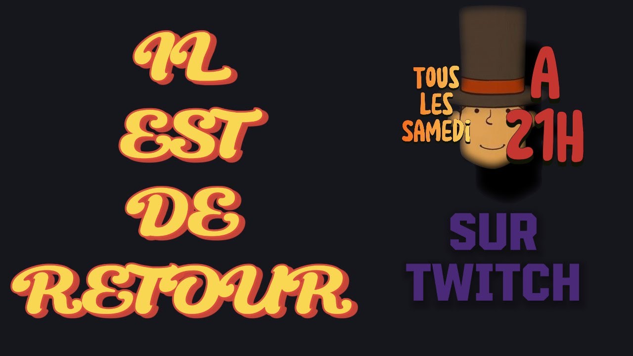 C'est le retour du seul et l'uniiiique