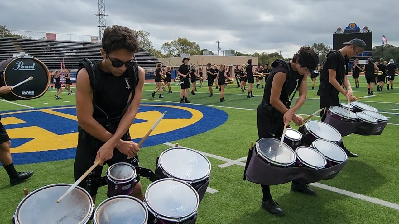 2022 Vandegrift High School Drumline - Last Rehearsal Runthrough