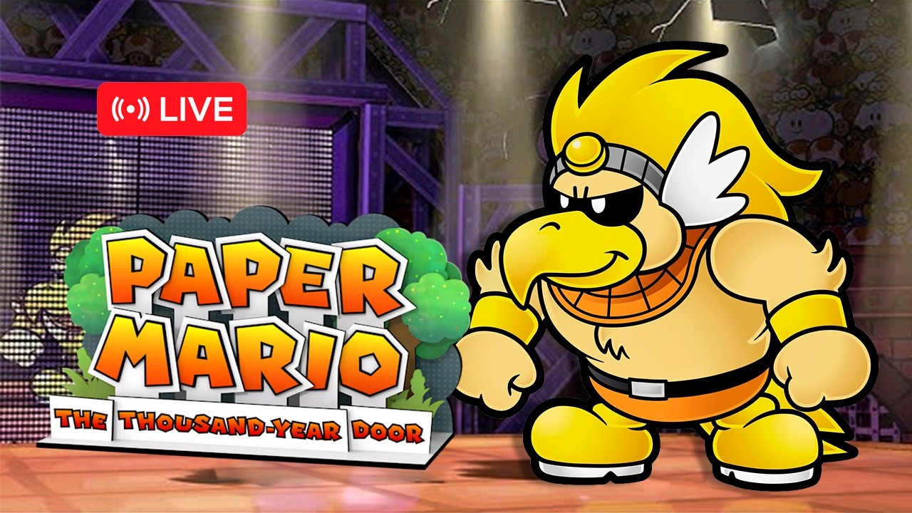 AO VIVO: PAPER MARIO THE THOUSAND YEAR DOOR - SR. GONZALEZ VS FALCÃO DOURADO [ LIVE  #08 ]