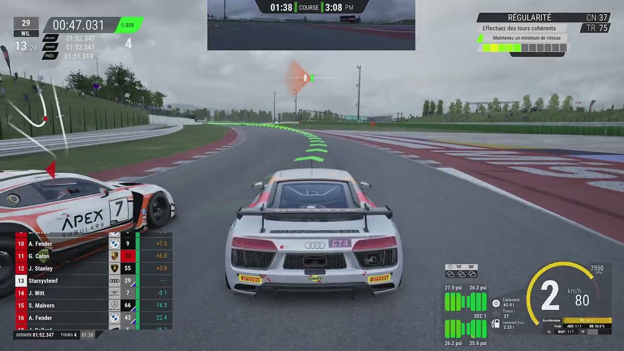 Assetto Corsa Competizione Xbox Series X - Gameplay 4K - Course + replay (après patch next-gen)