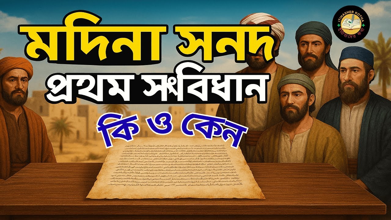 মদিনা সনদ-ইসলামের প্রথম সংবিধান।