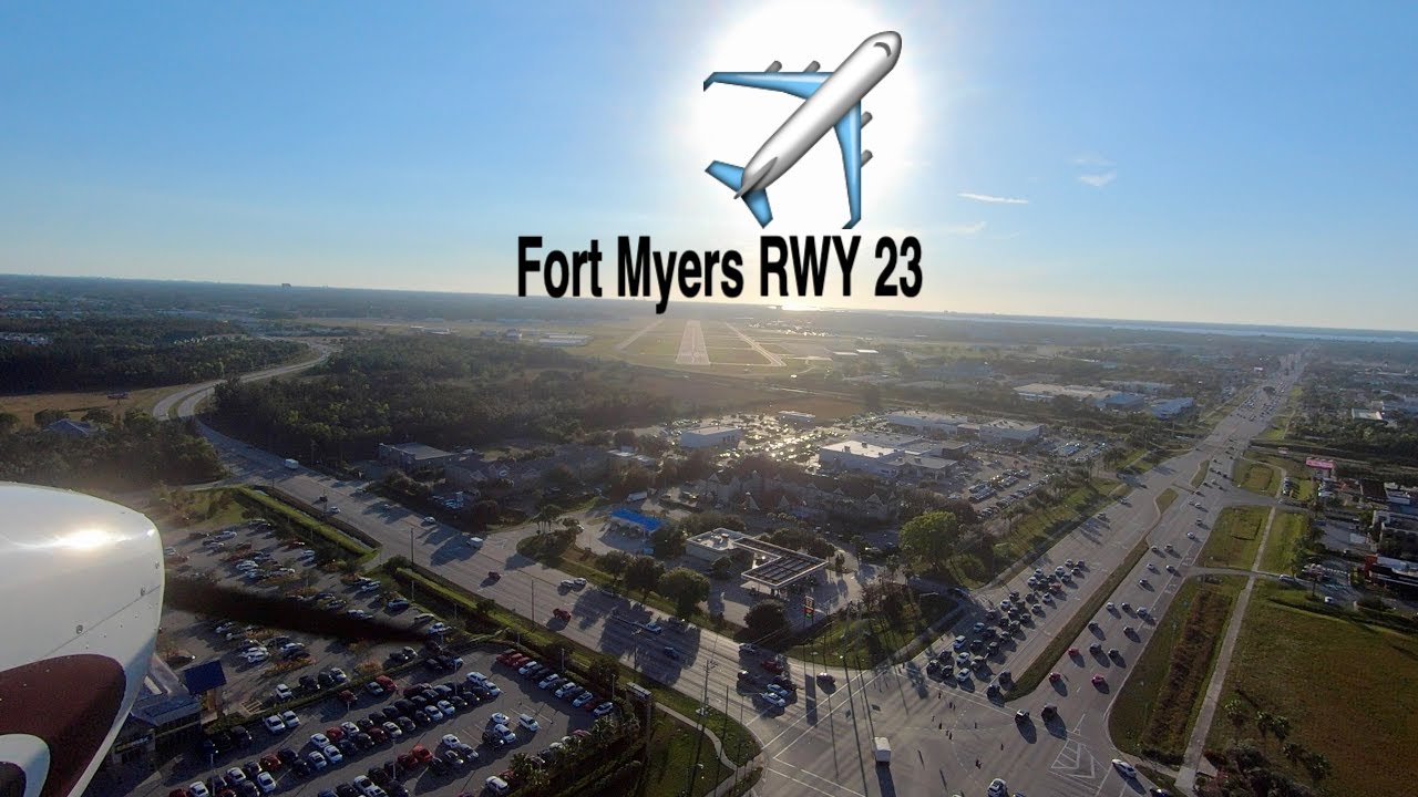 Fort Myers (KFMY) Landing Runway 23 (No PiP)