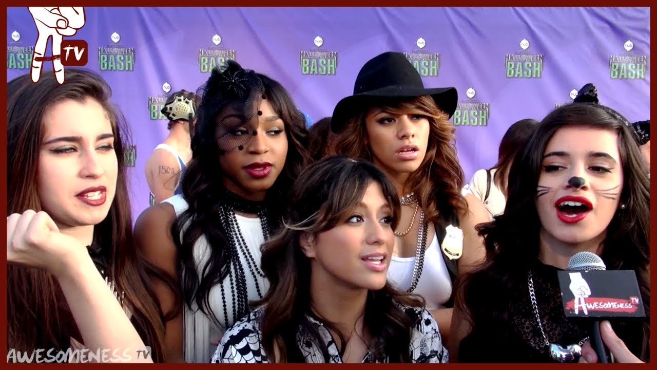 FIFTH HARMONY dress as Vampires and Witches for HUB HALLOWEEN BASH