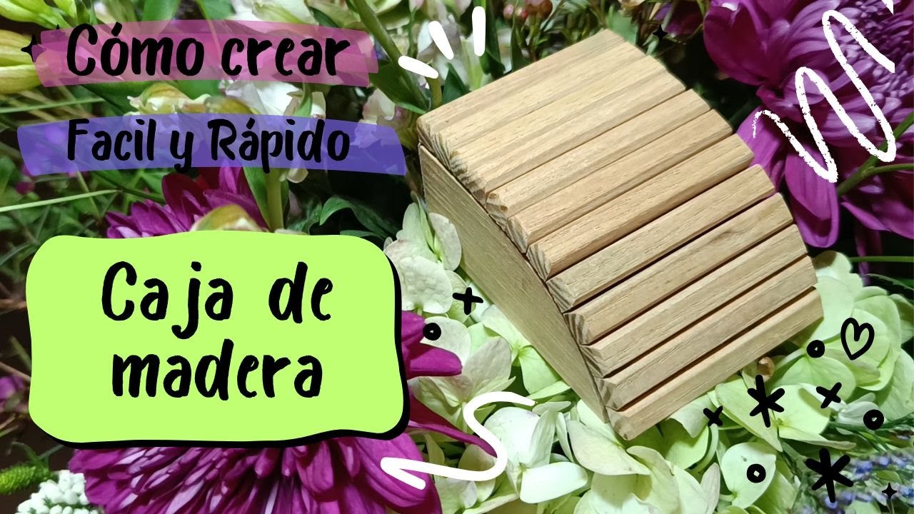 🚀Como Hacer Caja de MADERA Facil de Hacer 🛠️