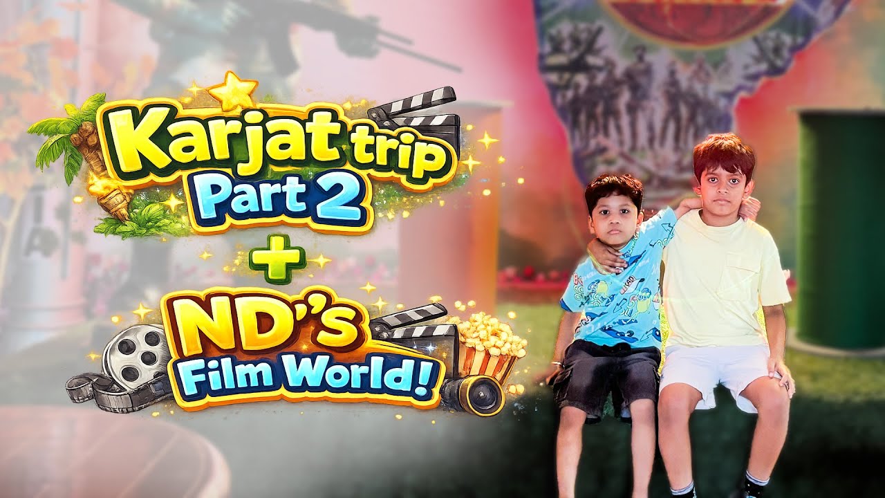 Karjat Trip – Part 2 🎬🌄 | Mivaan Explores ND’s Film World