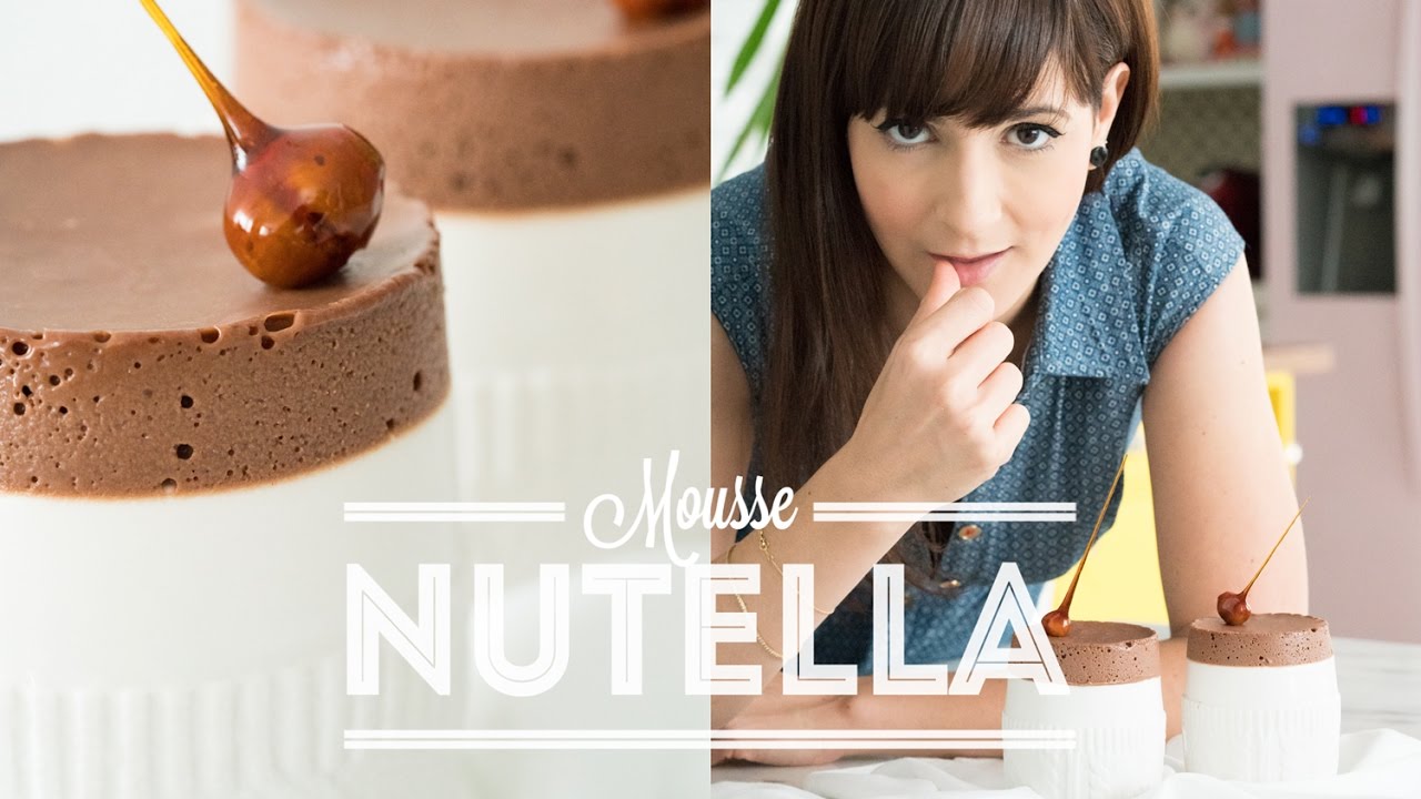 MOUSSE DE NUTELLA COM APENAS 2 INGREDIENTES | DANI NOCE