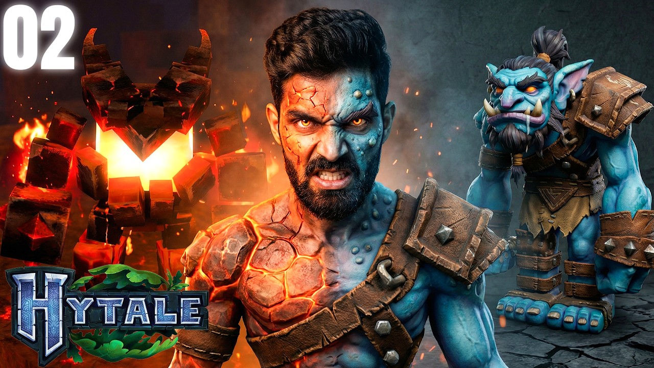 Fighting FIRE WOLVES & Exploring Hidden Secrets - Hytale Part 2