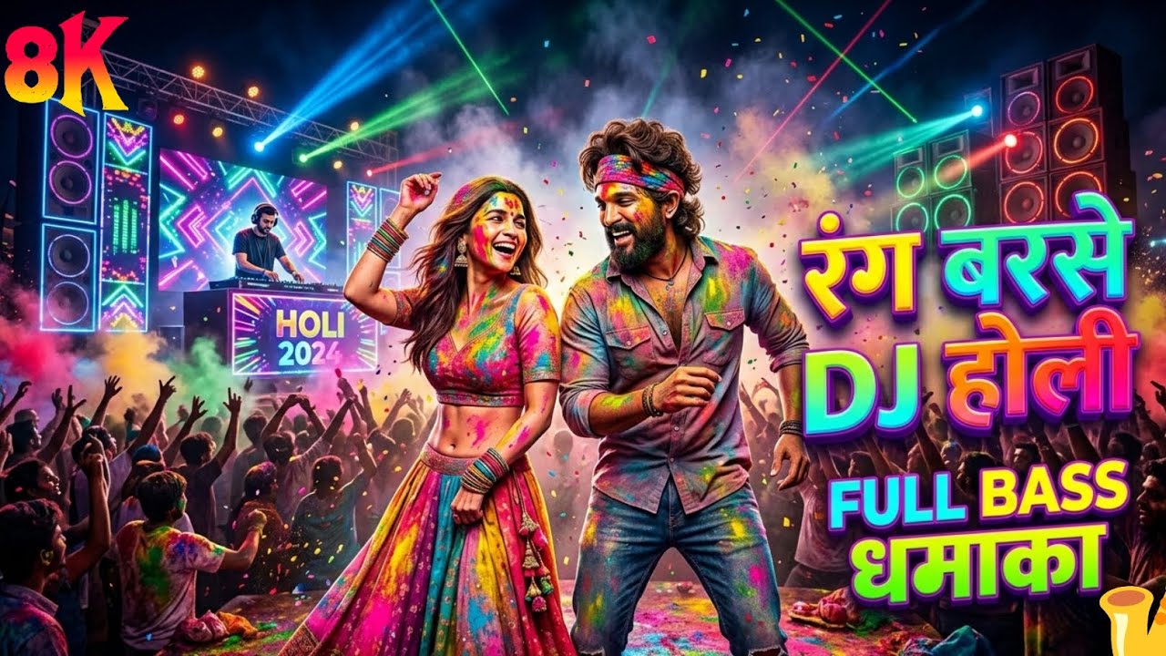 Rang Barse DJ Holi 2026 💥 Full Bass Dhamaka | Nonstop Holi Party Mix | Bollywood DJ Remix