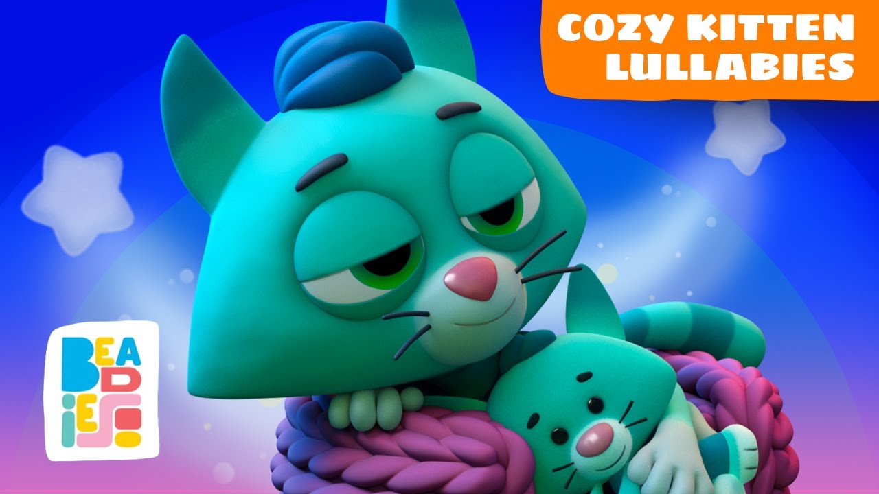 Hush, my little light — cozy kitten lullabies | Beadies bedtime songs