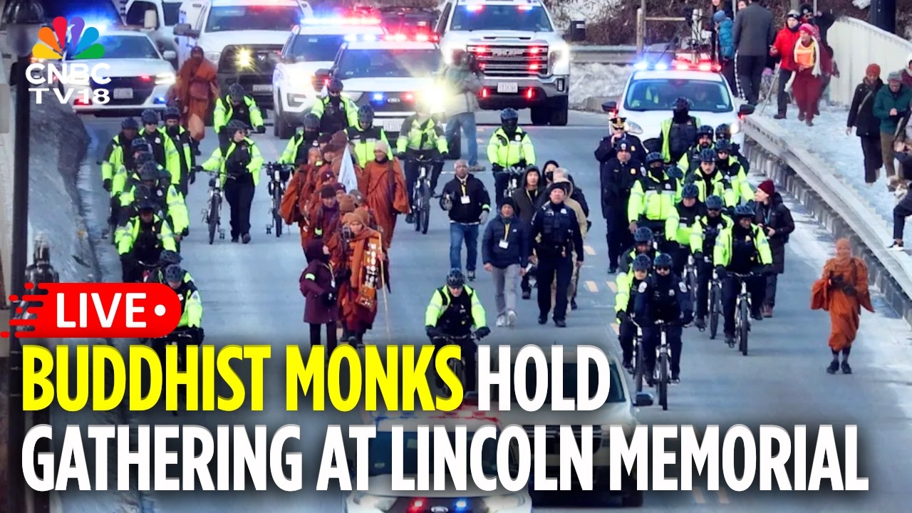 Washington DC LIVE: Buddhist Monks&rsquo; &lsquo;Walk For Peace&rsquo; Nears its End with Final Day in DC | USA | N18G
