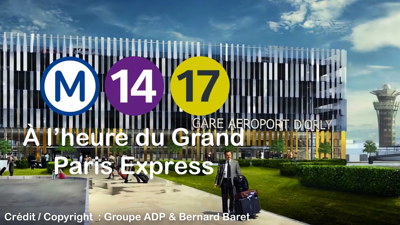 À l'heure du Grand Paris Express : Aéroport d'Orly → Aéroport Charles-de-Gaulle T2