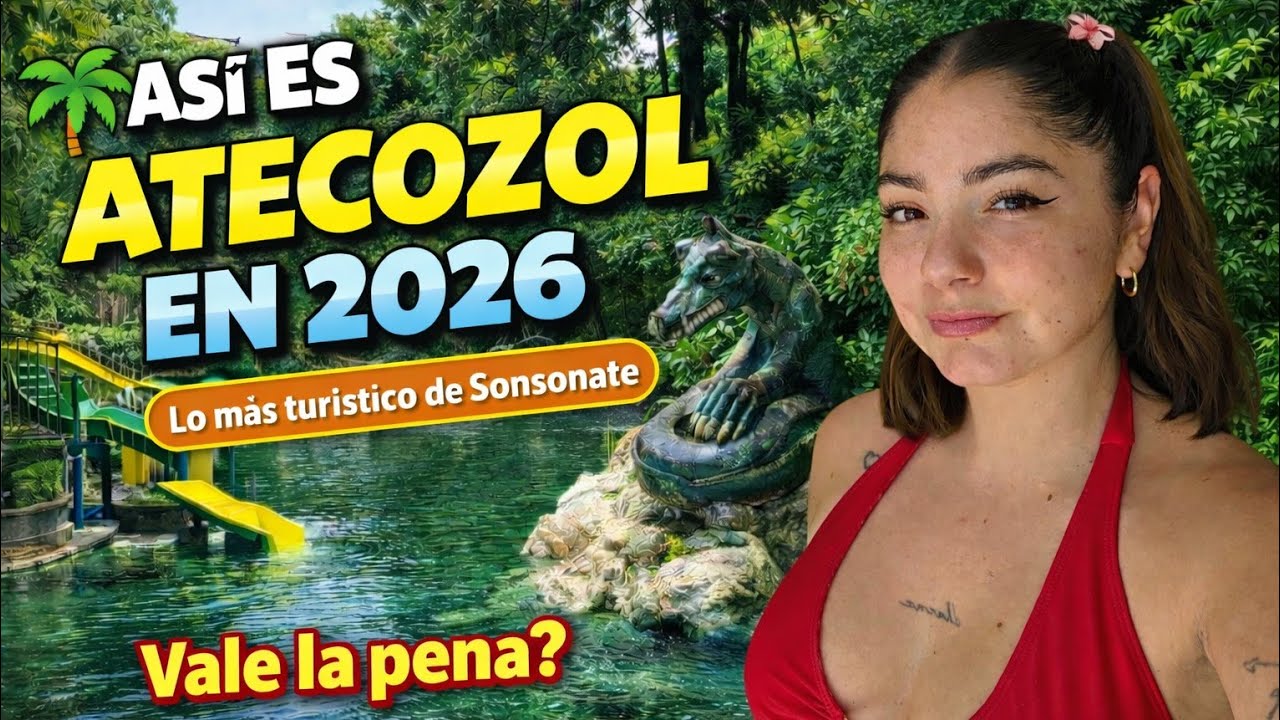 Fui a conocer el TURICENTRO ATECOZOL en Sonsonate! Un lugar lleno de leyendas y diversion😱🇸🇻