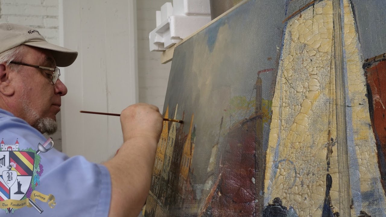Repairing A Flaking Boatyard Painting