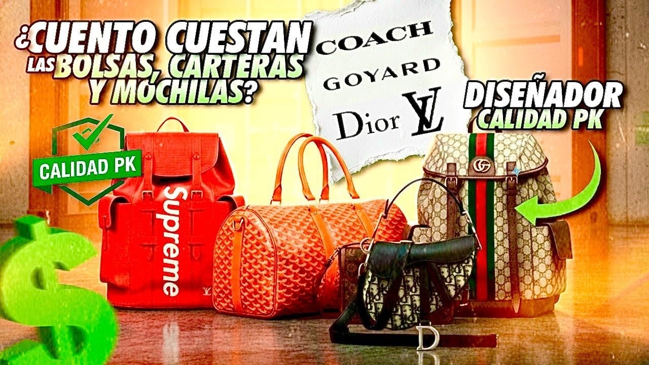 CUÁNTO CUESTAN LAS BOLSAS CALIDAD PK | CARTERAS DE CALIDAD G5 | MOCHILAS DE DISEÑADOR.