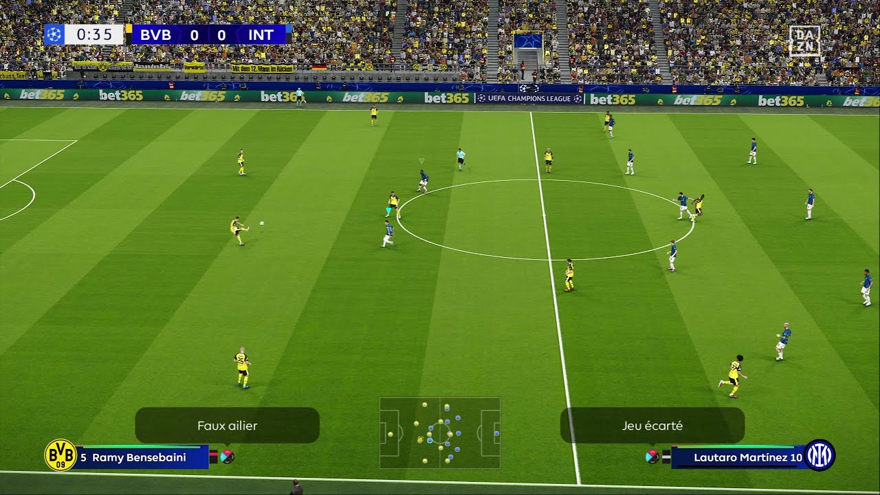 Football Life 2026 - Gameplay Dortmund vs Inter | Champions League