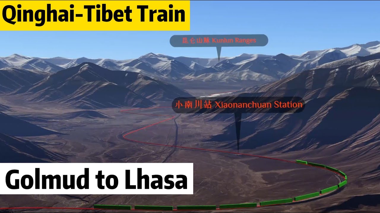 Qinghai Tibe train: from Golmud to Lhasa