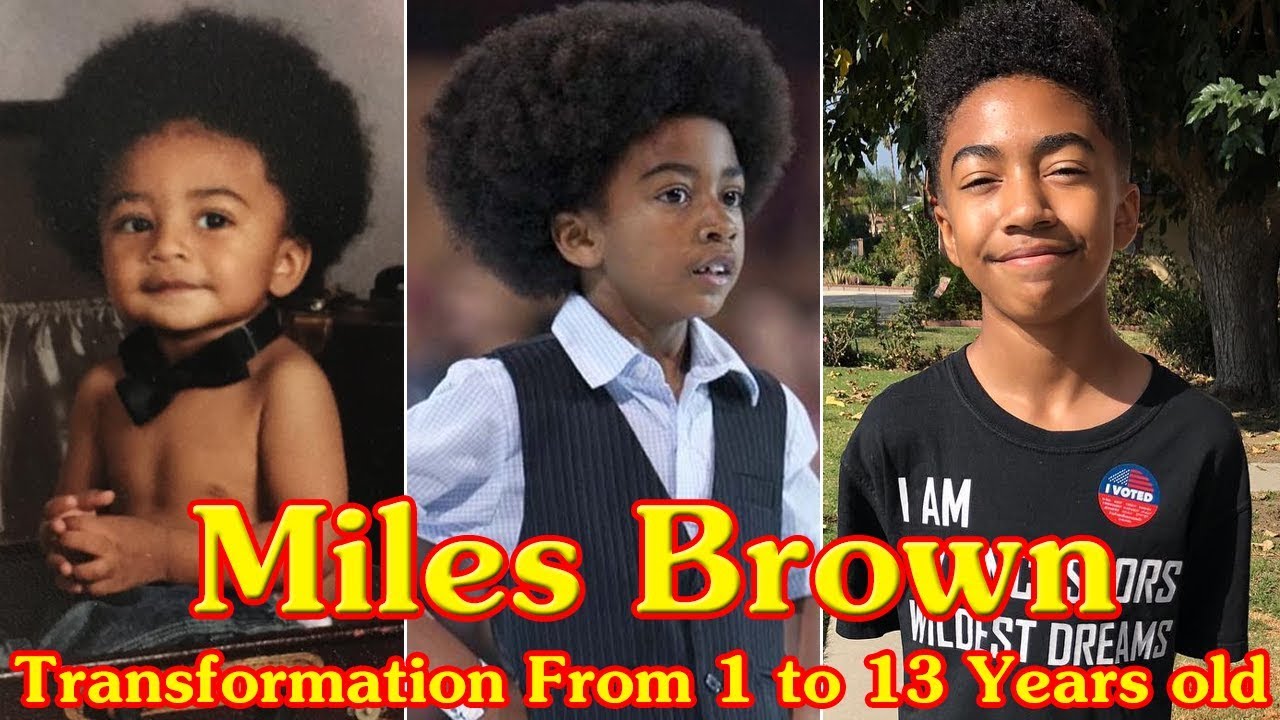 Miles Brown transformation From 1 to 13 Years old