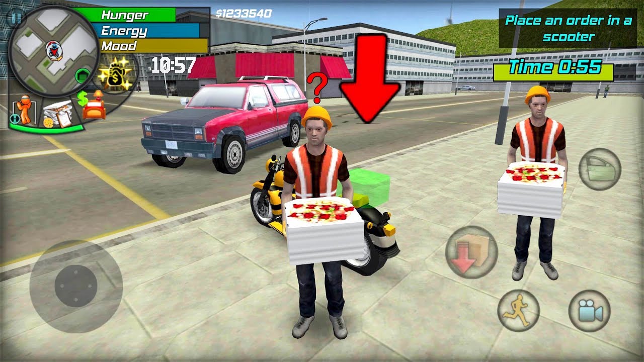 Big City Life Simulator # 6 Доставка пиццы! - геймплей Android