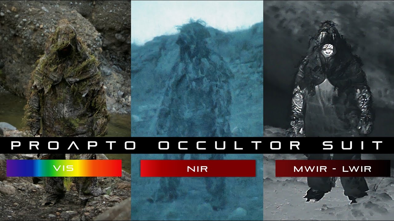 OCCULTOR - Multispectral 2D and 3D Camouflage Suit - VIS - NIR - TIR